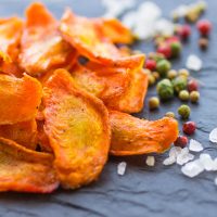 Carrot Chips With Spices