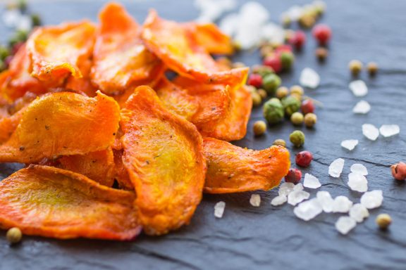 Carrot Chips With Spices
